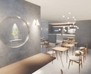 パース作成/飲食店の内装デザインをご提案します プロの空間デザイナーがパースと平面図で内装デザインをご提案 イメージ4