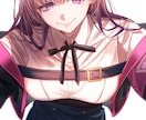 キラキラで魅力的なキャラクターイラスト描きます 全身から顔アップ、男女キャラ幅広く対応 イメージ3