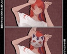 あなただけの歌ってみたイラスト制作します サムネで、ふと指が止まる。再生ボタンを押したくなる1枚 イメージ2