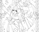 可愛い^ᴗ.ᴗ^♡➕厚みのあるイラストを描きます 厚塗りが多いですがアニメ塗りも可能でございます！ イメージ4