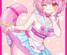 キラキラした瞳が魅力！可愛すぎるイラスト描きます ちょー絶cuteな美少女得意です！ イメージ1