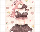 お人形みたいなキラキラな女の子描きます サービス開始記念☆10件目までの特別価格！ イメージ3
