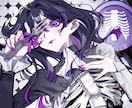 ダークな美しさで世界観あるイラストを制作いたします ダークファンタジー、サイコロジカルなどをお求めの方へ イメージ3