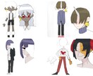 キャラクターデザインできます VtuberからTRPG用キャラシまで色々描きます イメージ5