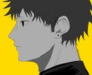 モノクロ・淡色でイラストをお描きします。ます 全身・上半身OK！シンプルな塗りで制作します。 イメージ3