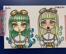 SNSなどのアイコンイラスト作成をします 色使い濃いめなイラストでイメージキャラクターはいかがですか？ イメージ2
