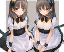 可愛いキャラクターお描きします バストアップ中心で可愛い子をお描きします イメージ8