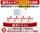 楽天GOLDでSEO外部集客サイトを作ります 現役年商20億円のEC運用者が購入につながる検索意図から設計 イメージ4