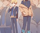 TRPG用の立ち絵、サムネイル用イラストを描きます にぎやかでセピア調の色合い、パキッとした塗りが魅力です！ イメージ2