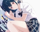 一枚絵、アイコン、キャラデザなど幅広く対応します あなたの思い描く理想を形にします イメージ1