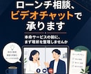 ローンチ相談、ビデオチャットで承ります まず現状を整理しませんか？(コンサルタント歴20年相談承) イメージ1