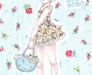 花とオリジナル人物のイラスト作成します 花とオリジナル人物のイラスト作成します！ イメージ5