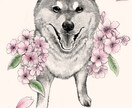 手描きで描く、動物の肖像画イラスト制作します 【先着5名様限定価格サービス中！】 イメージ8