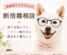 現実的ミニマリスト の断捨離相談いたします ときめく物だけに囲まれた暮らしは現実になります イメージ1