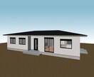 住宅の間取り・パースを作成します パース、3Dcadも同時に作成いたします イメージ1