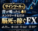 無裁量、音が鳴ったらエントリーするだけ手法教えます エントリー後も放置可！シグナル・アラート・通知機能付！ イメージ1