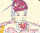 ちょっとレトロなラインアートお届けします 挿絵や広告に洒落たイラストをどうぞ。 イメージ1