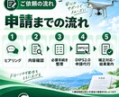行政書士がドローン飛行許可申請をサポートします 飛行場所を調査・診断→DIPS2.0飛行許可申請を代行します イメージ3