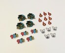 手描きオリジナルピアス･イヤリング作ります 大好きなペットや言葉お花や動物なんでもポップで可愛く作ります イメージ6
