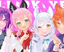 先着3名様50%オフ★魅力的なイラスト制作します 配信者必見★アニメ塗り厚塗り対応★ イメージ2