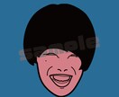 似顔絵のアイコンデータをお作りします 【美大生】サムネイルの様なデザインで制作致します！ イメージ4