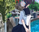 かわいい女の子と爽やかな雰囲気のイラストを描きます あなたのイメージに合うイラストを制作します！ イメージ10