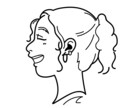 シンプルな横顔似顔絵描を描きます SNSなどでの使用可能！※詳しい利用法は以下をご覧ください イメージ2