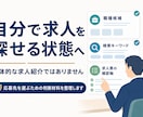 あなたに合う仕事を職務経歴書から探します 経験・強みから、狙う職種と求人検索ワードを提案 イメージ3
