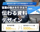 営業用のパワーポイント資料作成いたします 資料作成の時間をやりたいことをする時間に使いませんか？ イメージ1