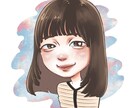 デジタルであなたの似顔絵をかわいく描きます SNSアイコンや名刺などにいかがですか？ イメージ1