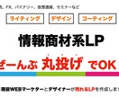 全部丸投げOK！情報商材系のLPを制作しますます マーケターが成約率の高いLPを作成します。実例CPA500円 イメージ1