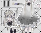 修正何度でも◎ホラーで雰囲気あるイラストを描きます ドリームコアやエンジェルコアなどの不穏でかわいいイラストを！ イメージ6