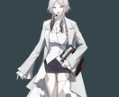 美麗な人物イラストを制作します 配信用サムネやビジュアルイラストなど！気軽にご相談ください！ イメージ5