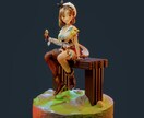 3Dキャラクターデザインます 3Dプリント用の3Dキャラクターデザイン イメージ5