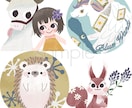 動物等の絵本風アイコン: 定期購入優待有ります Youtube、X、ブログなどのSNSにどうぞ イメージ6