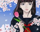 アイコン用や似顔絵などオリジナルイラスト描きます SNS用のアイコンや似顔絵などを迅速に描きます。 イメージ2
