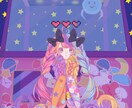 可愛いイラストお描きします 世界に1枚だけあなたの為に最高の１枚をご提供します。 イメージ4
