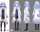 Vtuber向け、3Dモデルのモデリングを承ります 修正無制限＆終身アフター　VRchat対応可！再現度抜群！ イメージ7