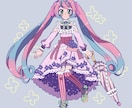 シンプルなイラスト描きます 可愛い物をぎゅぎゅっと詰め込みます イメージ1