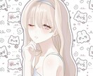 SNSアイコン・鑑賞イラスト・一枚絵お描きします あなただけのかわいいイラストをプレゼントします。 イメージ6