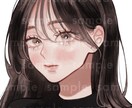 女の子のアイコンイラスト制作いたします SNSアイコンなど、お気軽にご相談ください! イメージ1