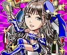 商業利用可！ビックリマンシール風イラスト承ります シール実物も作成可能！広告・SNS・プレゼント等で必要な方へ イメージ1
