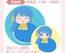 先着5件は低価格！ちびキャラアイコンを描きます ゆるくてかわいい癒されるキャラクター！ イメージ4