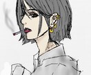 エモいイラスト描きます 私のリタッチが好みの方！模写も得意なのでぜひ！ イメージ5