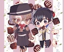 希望のSD.ミニキャラ絵を描きます アイコンなどにも使える可愛らしい絵柄 イメージ3
