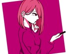 イラスト作成します ポップでダークなイラストを描きます。 イメージ1