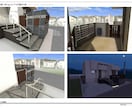 120m2未満_外構平図面とパースを作成します お客様に分かりやすい提案資料を作成致します。 イメージ9