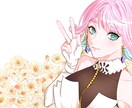 目を惹くVtuber様の立ち絵のイラスト承ります サムネイルやSNSアイコンに使用できるイラストを制作します イメージ2