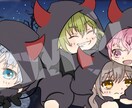 アイコン、ヘッダー、スタンプ描きます デフォルメ〜通常のイラストまでなんでも対応致します。 イメージ9