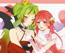 何でも可愛いイラスト作成致します アイコンイラスト、一枚絵、立ち絵などイラスト全般作成可能です イメージ6